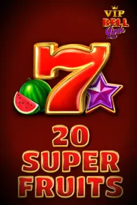 20 super fruits bell link slot logo